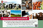 Farm Ready Research Recorded Webinar Sessions Available